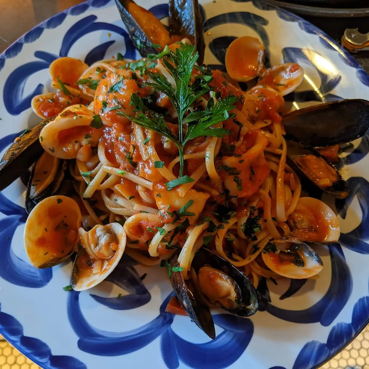 Seafood Linguine Special