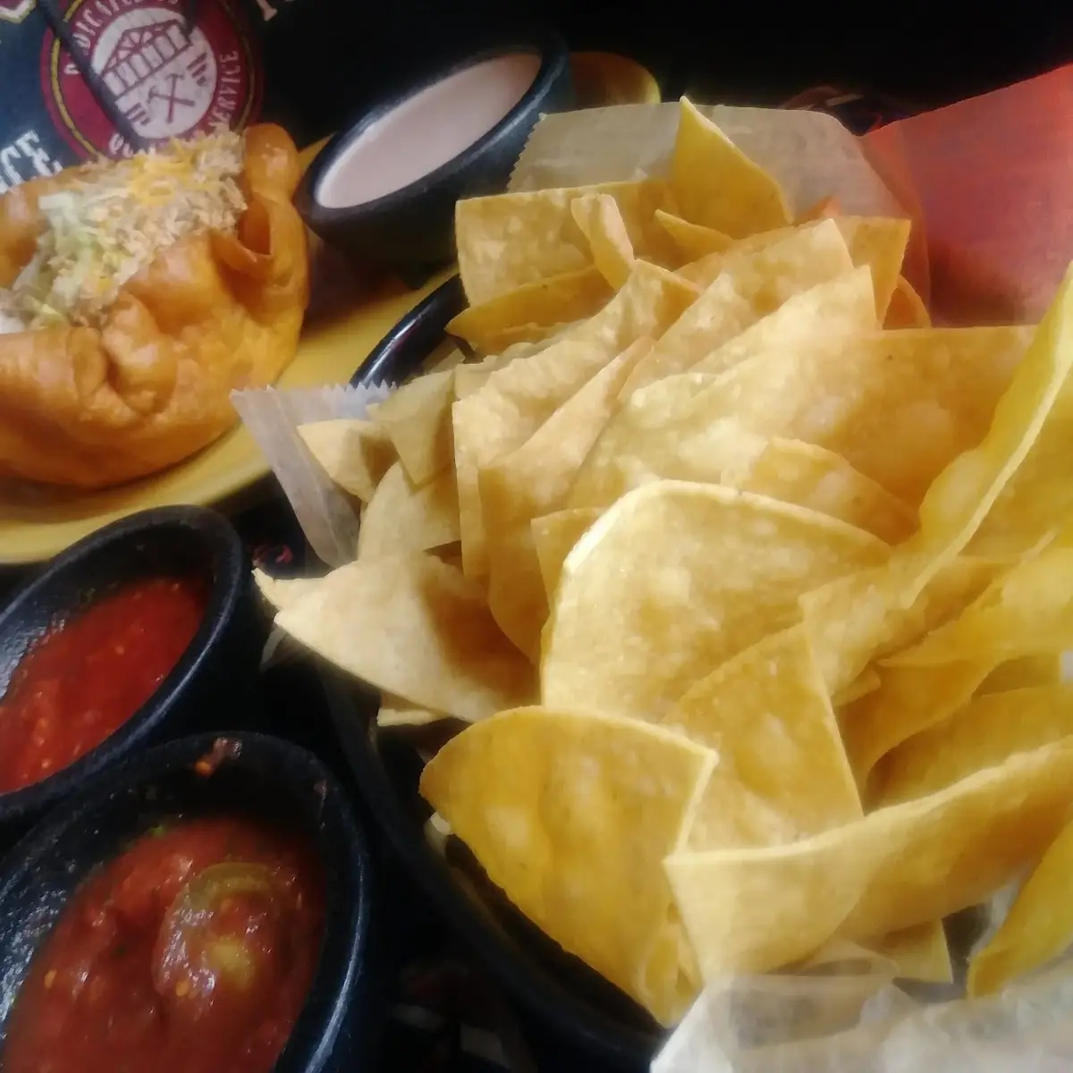 Taco Salad & Chips Salsa