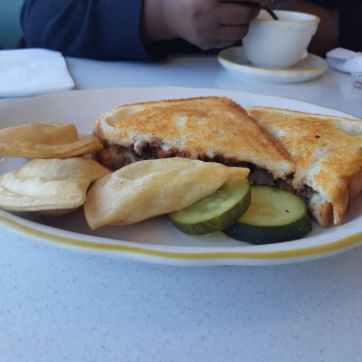 Grilled Steak Sandwich on Toast I Never Been Serve It on Toast Served on a Steak Roll