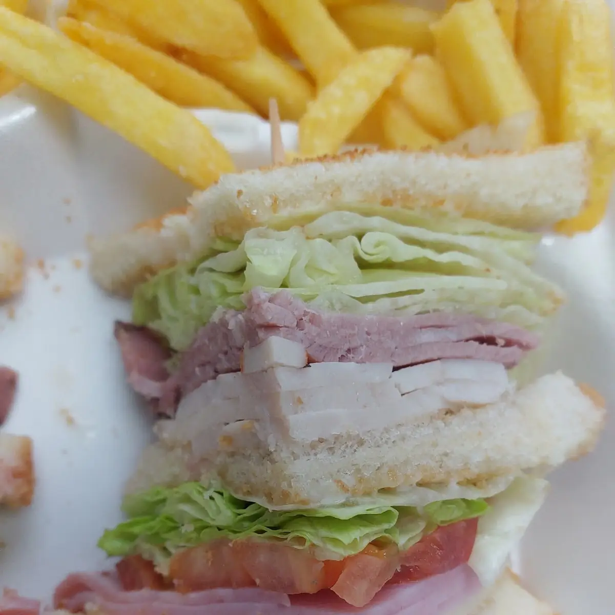 Ham Cheese & Tomato Club