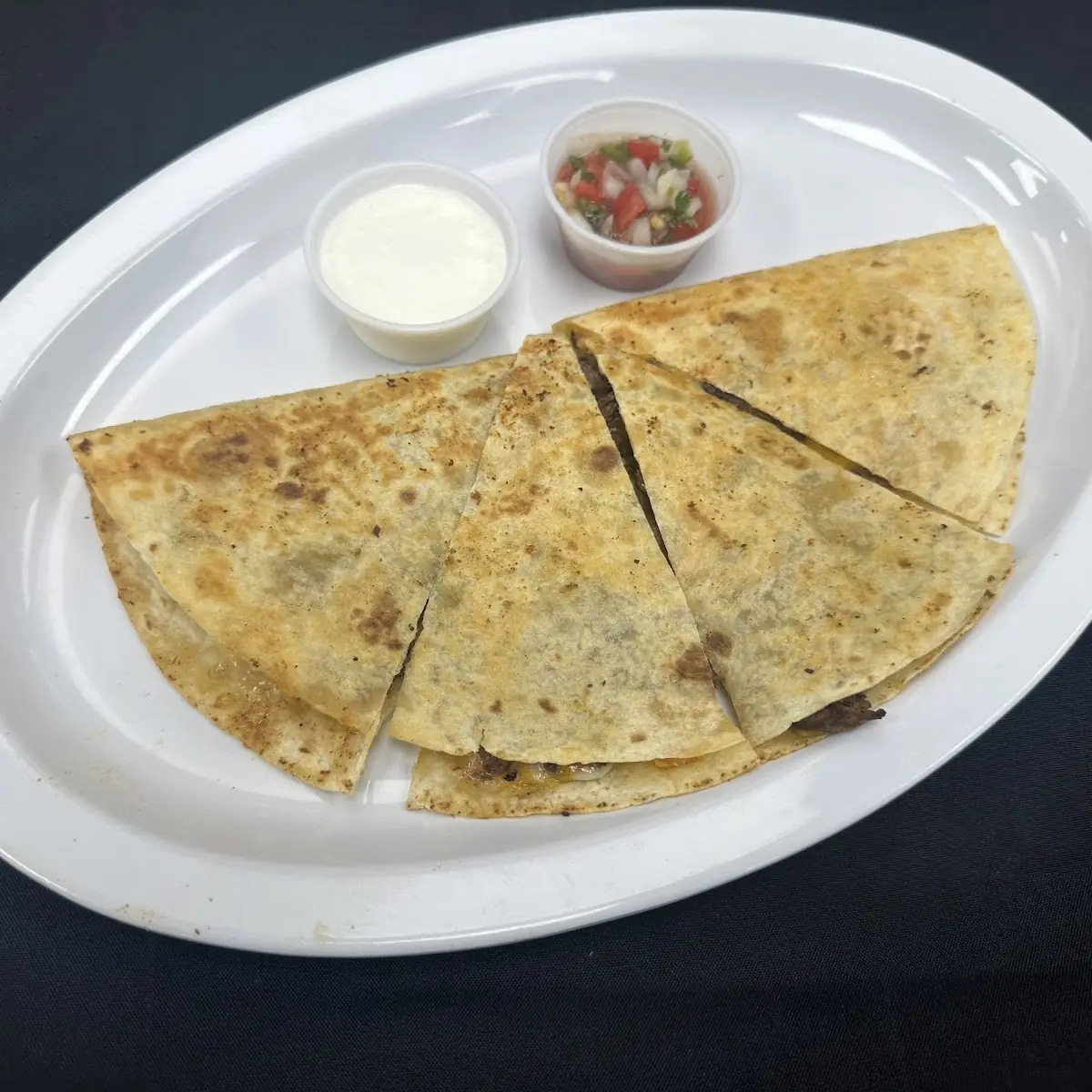 Steak and Eggs Quesadilla