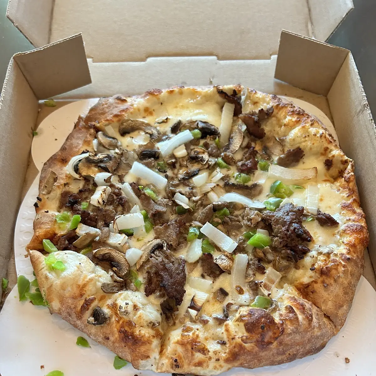 Cheesesteak Pizza