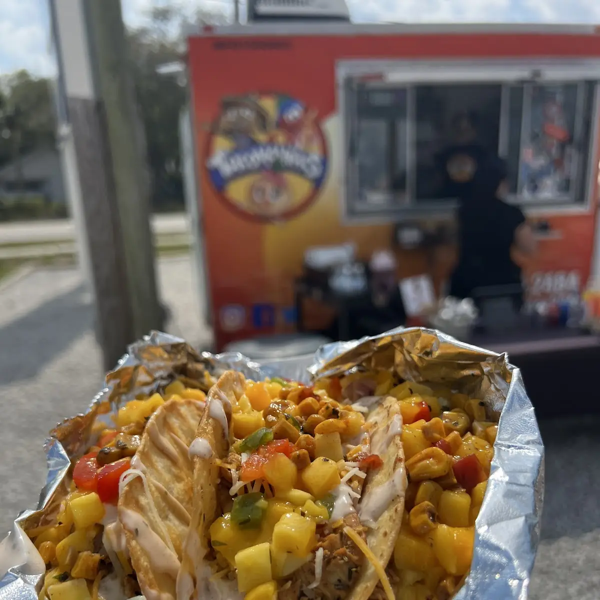 Chicken Tacos with Mango Salsa
