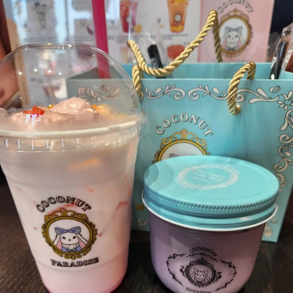 Ube Taro Coconut Jelly
