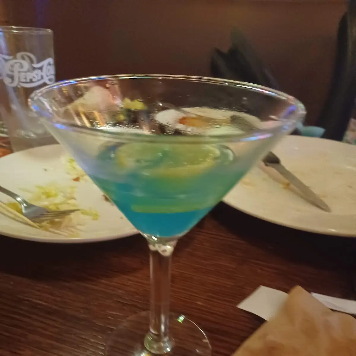 Blue Raspberry Lemon Drop Martini