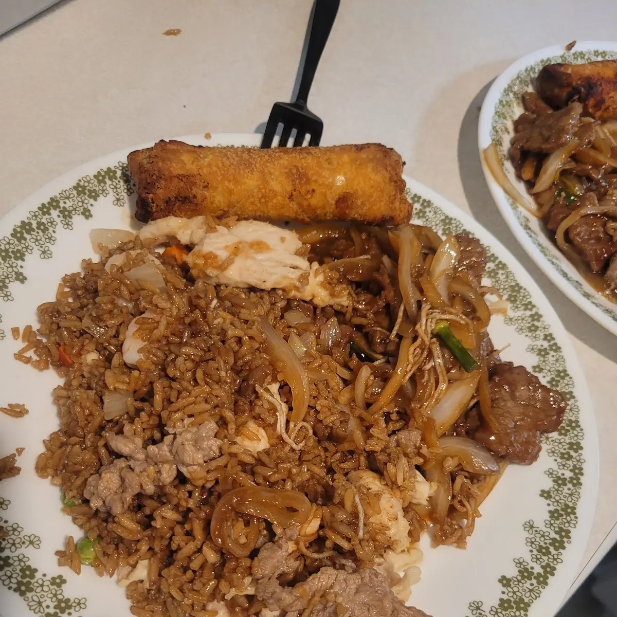 Special Fried Rice and Mongolian Beef