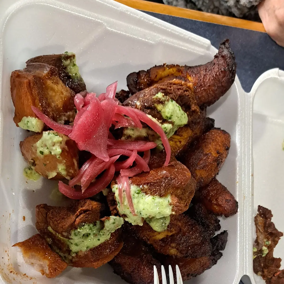 Carne Frita Y Amarillos