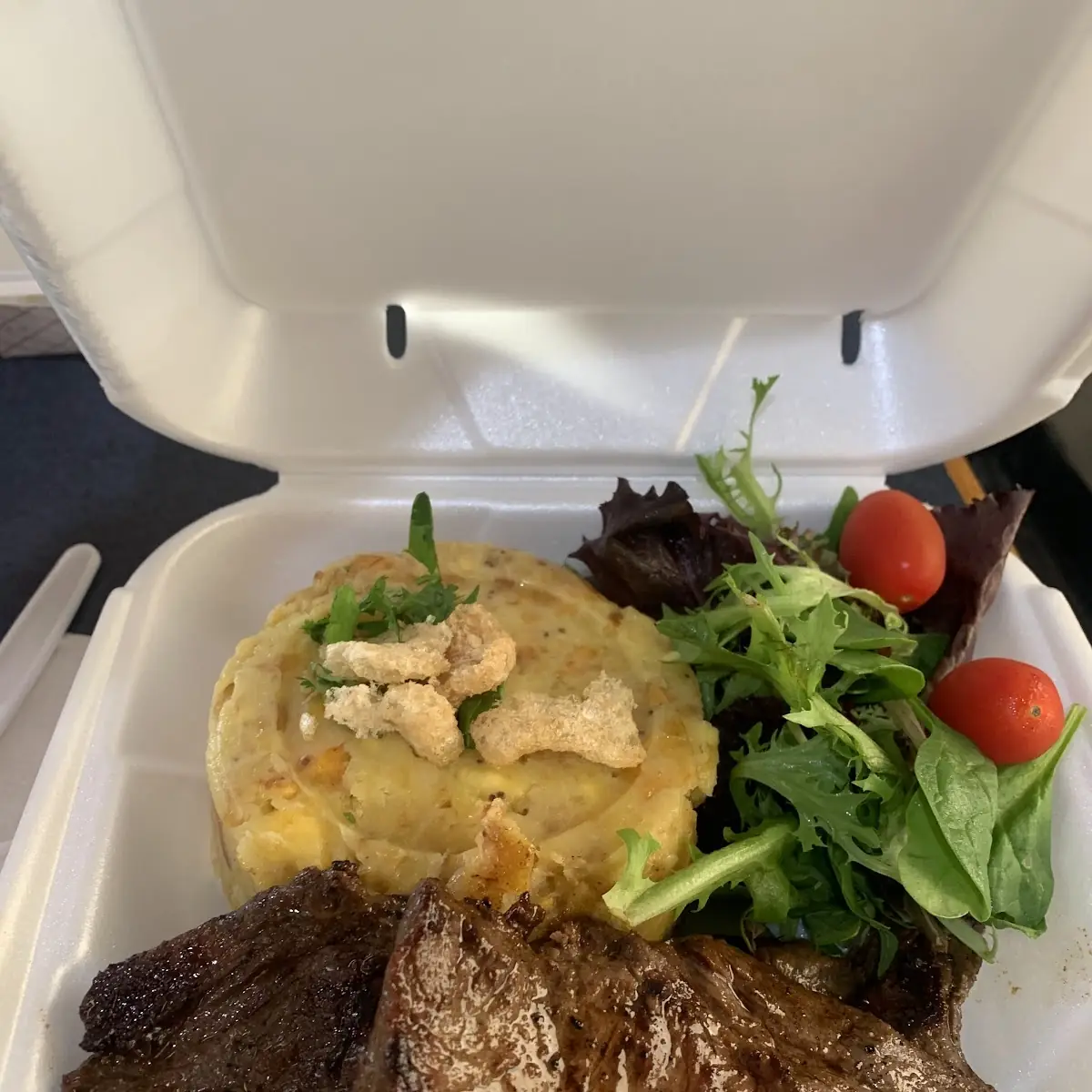 Mofongo with Skirt Steak
