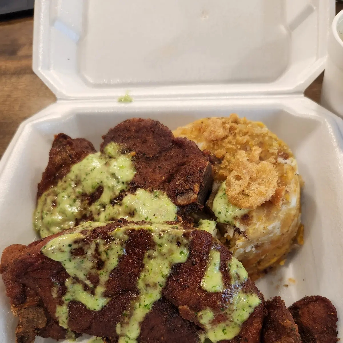 Pork Chops Mofongo