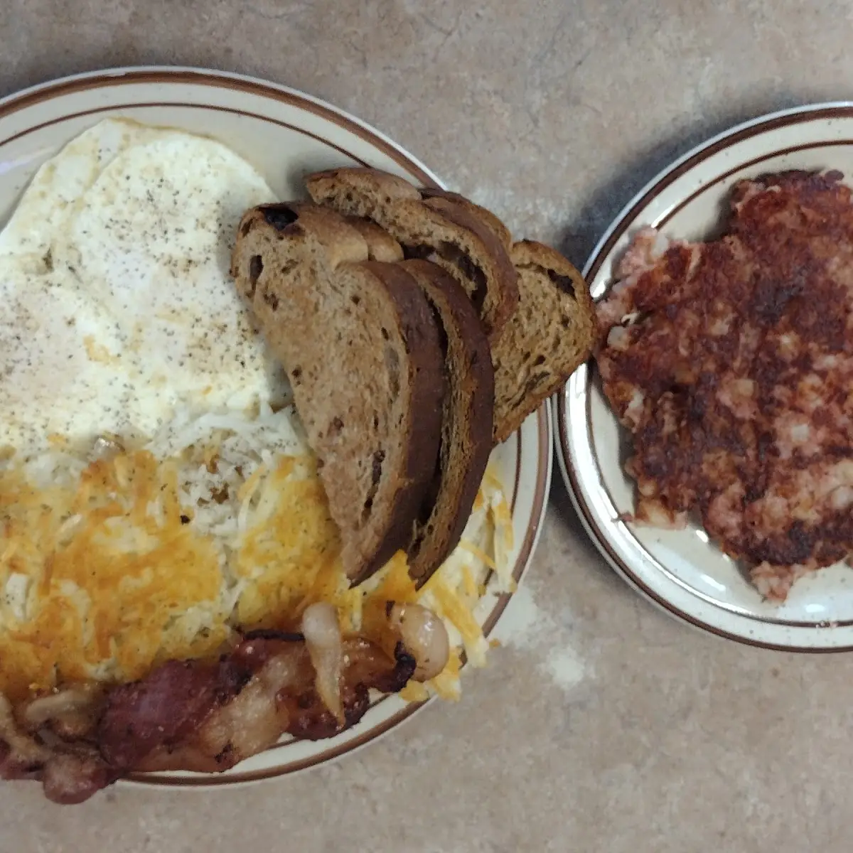 Breakfast Special with Corn Beef Hash Browns