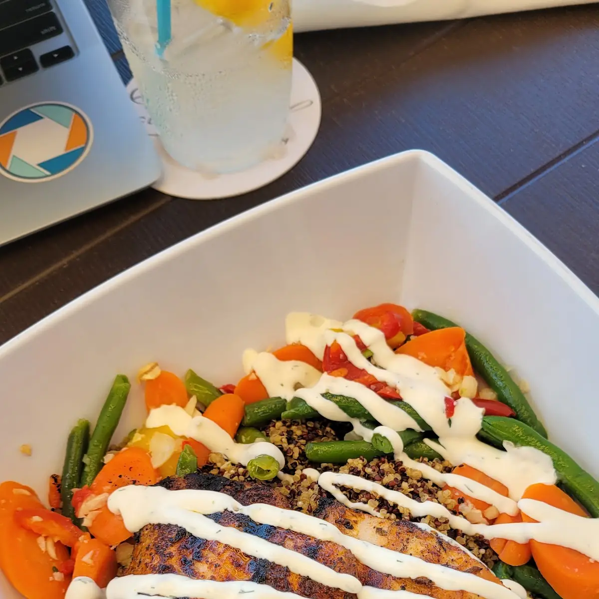 Blackened Salmon Salad
