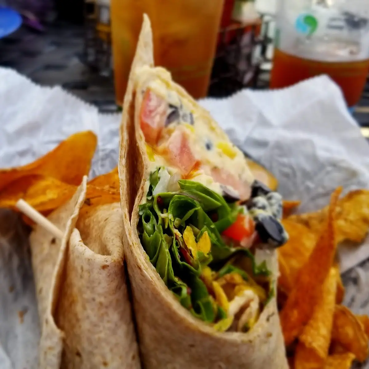 Hummus & Veggie Wrap