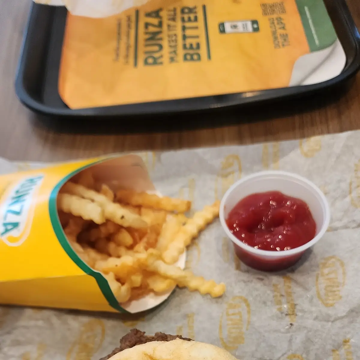 Double Cheeseburger and Small Fries