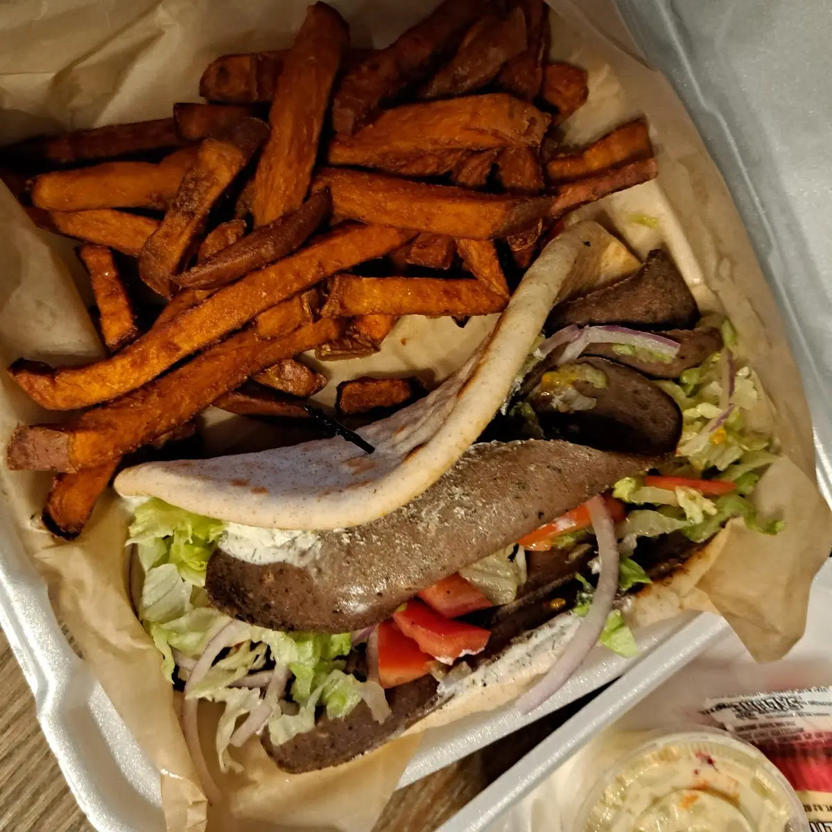 Greek Gyro Sandwich