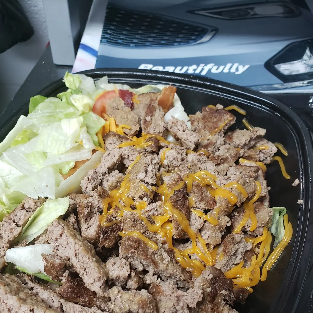 Keto Friendly Triple Bacon Cheeseburger Salad