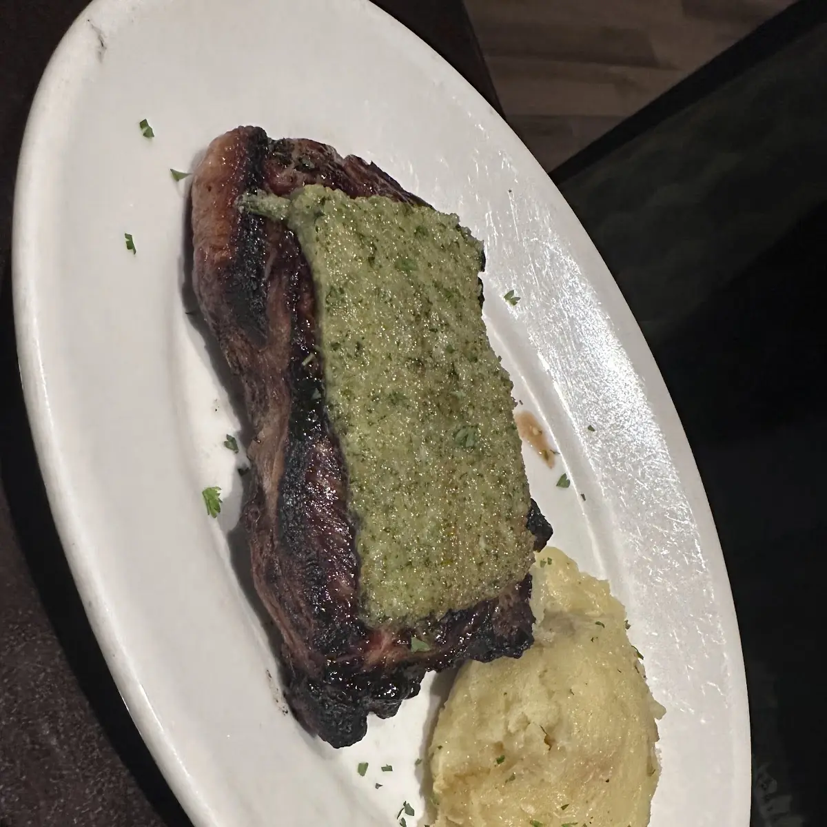 Parmesan Crusted New York Strip
