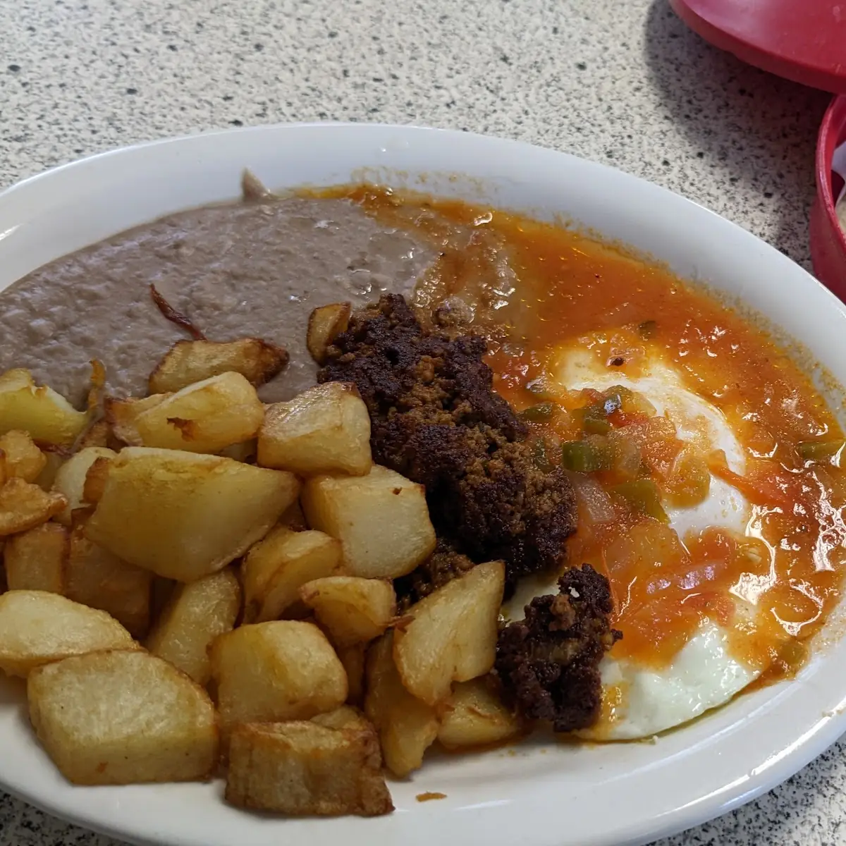 Carne Guisada Plate