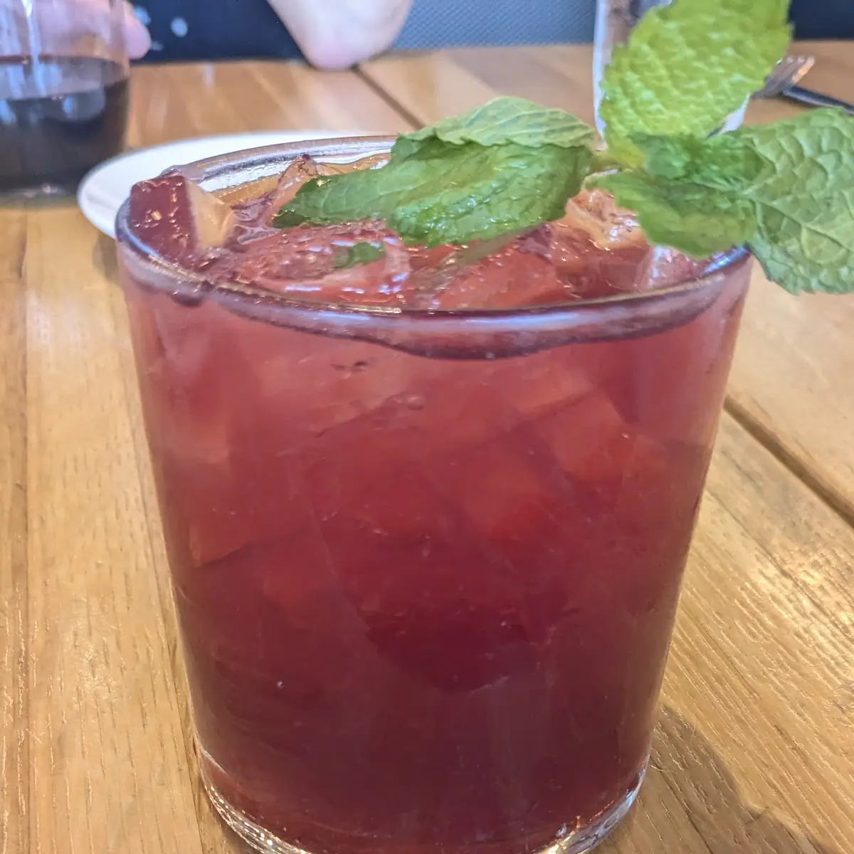 Mock Raspberry Mojito
