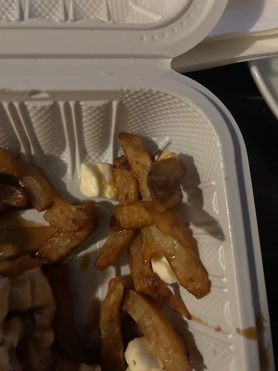 Poutine Frite Fromage Blanc, Chez Denise