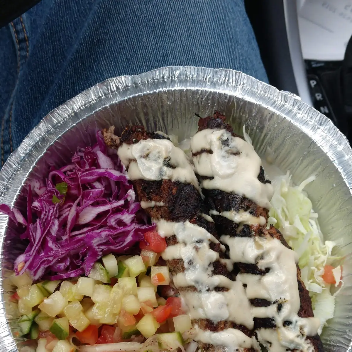 Lamb Kebob Platter