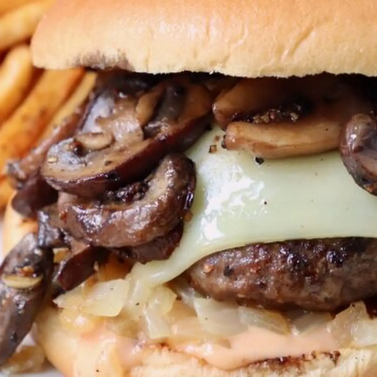 Mushroom Swiss Burger