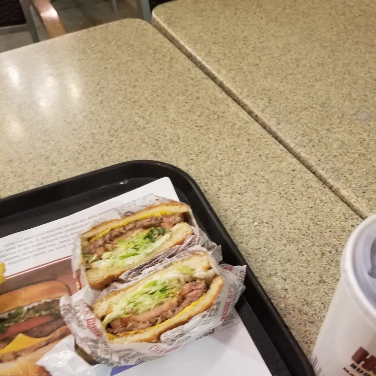 Jumbo Jack Cheeseburger