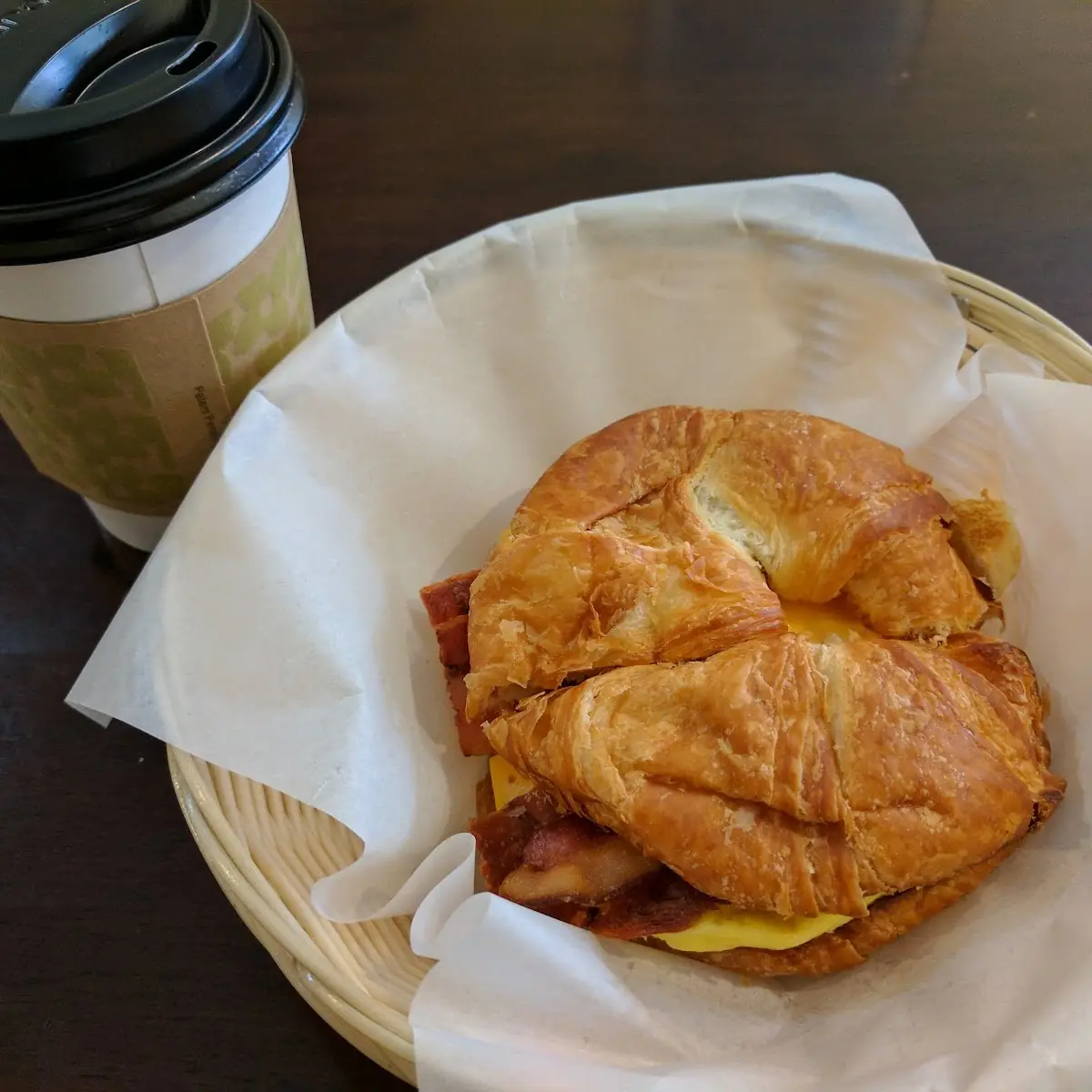 Bacon Egg and Cheese Croissant
