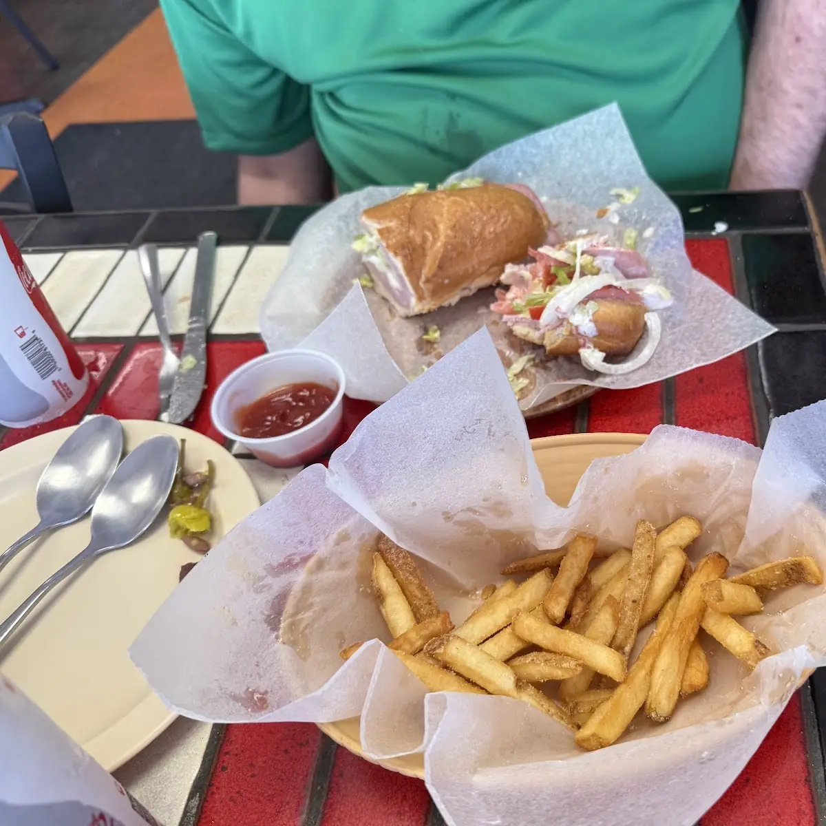 Hot Ham and Cheese Sub
