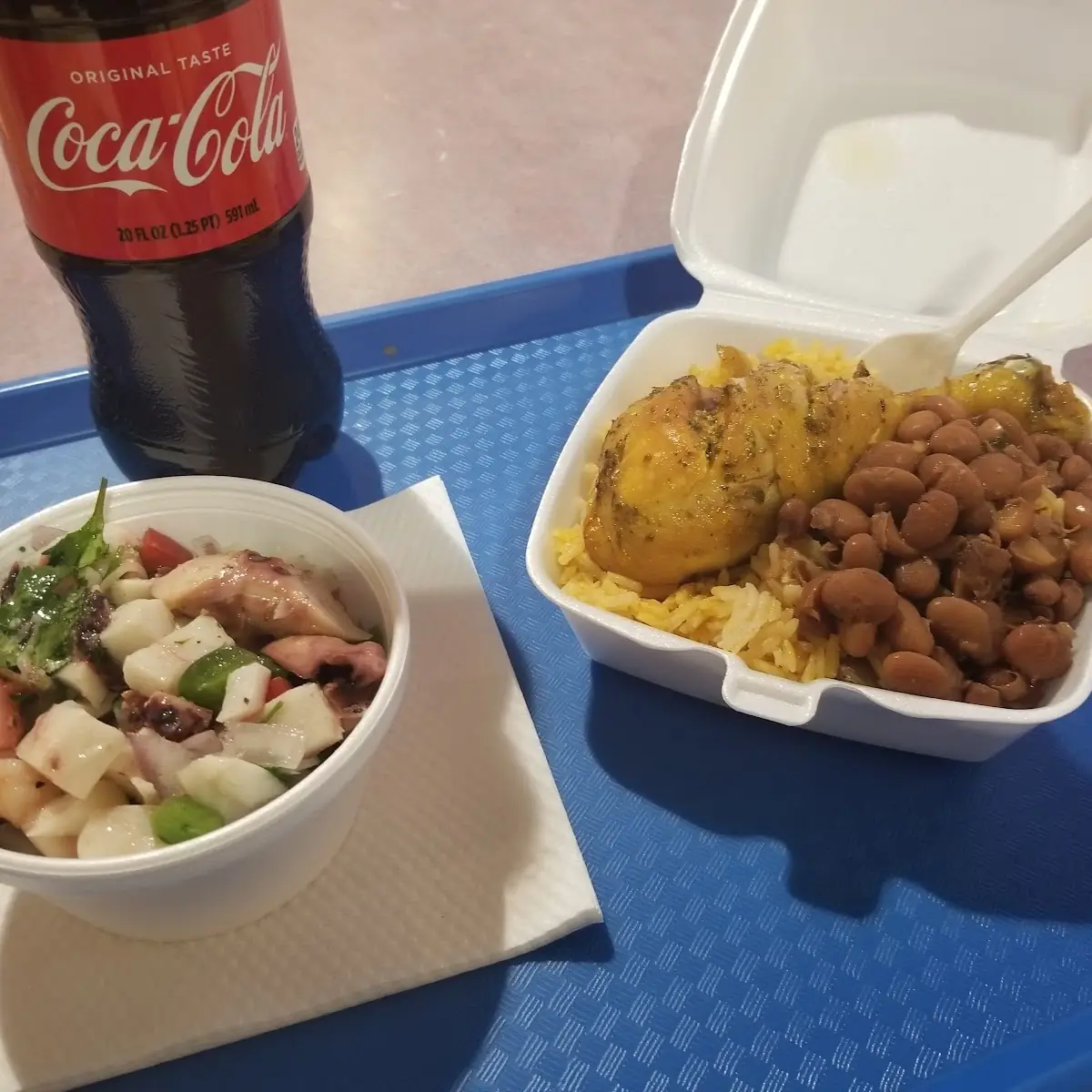 Arroz Con Pollo Y Ceviche