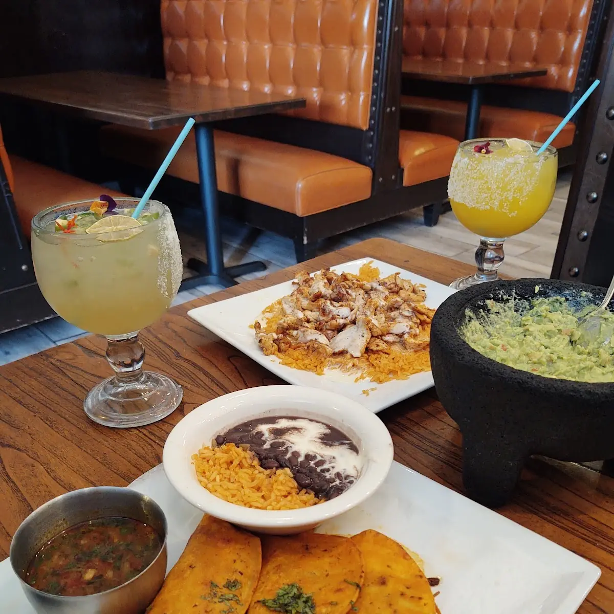 Birria Tacos Chicken Fried Rice Fresh Guacamole Margaritas