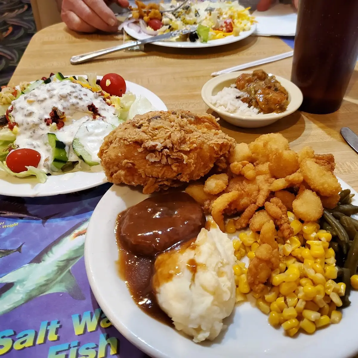 Hamburger Steak and Potatoes