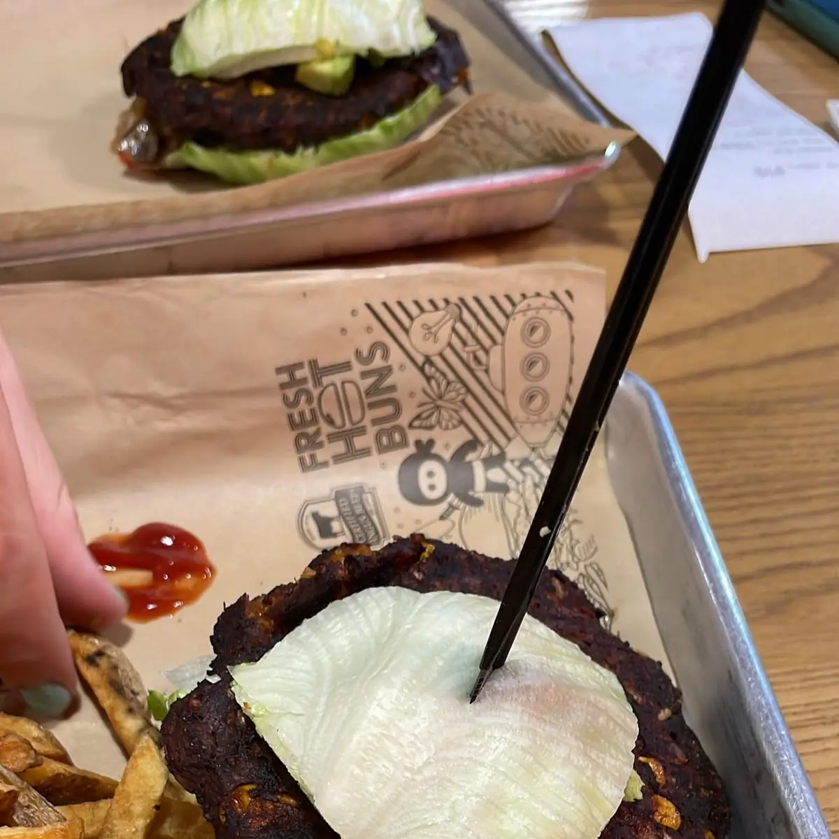Ice Vegan Burger