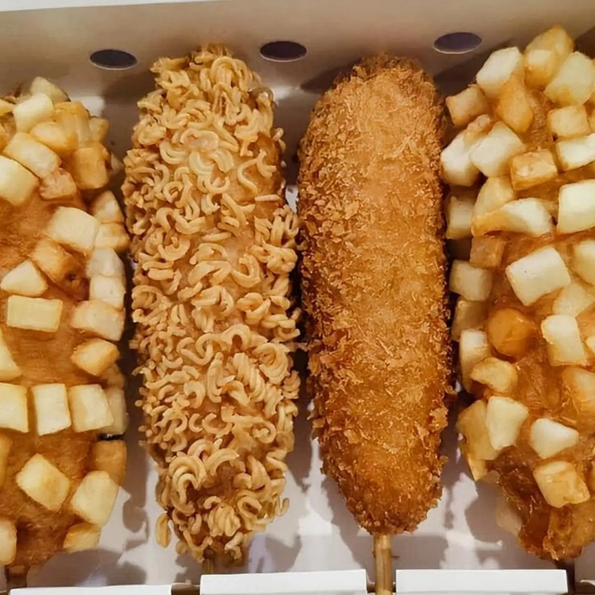 Korean Style Corndog, Today Cafe (Wyandotte St W)