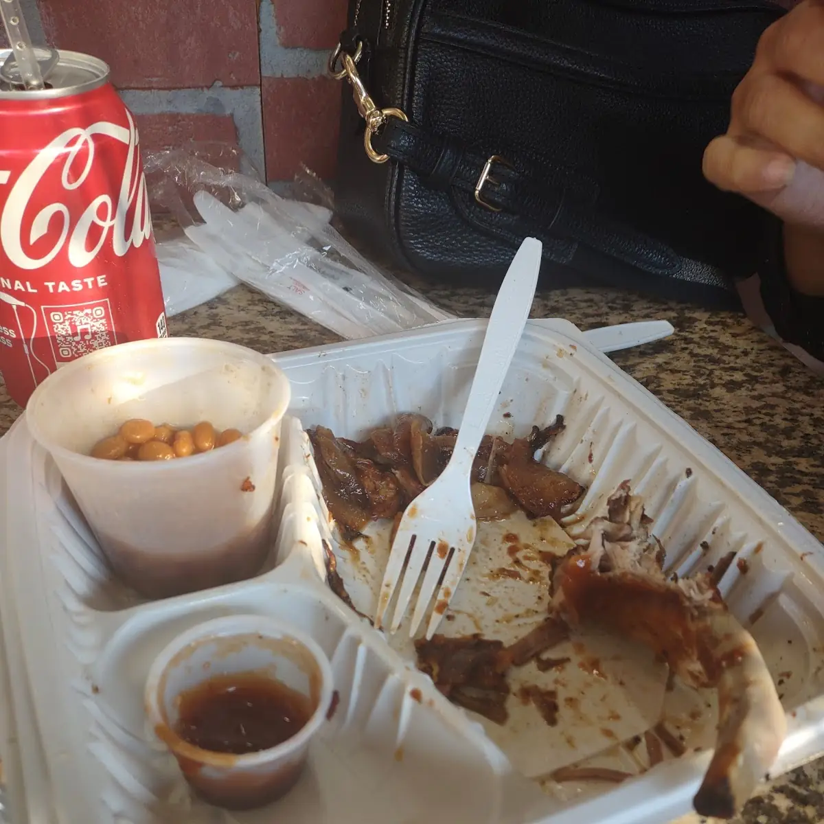 It Was a Special Chicken Ribs and Brisket Too Small Portion Wasn't Worth the Price