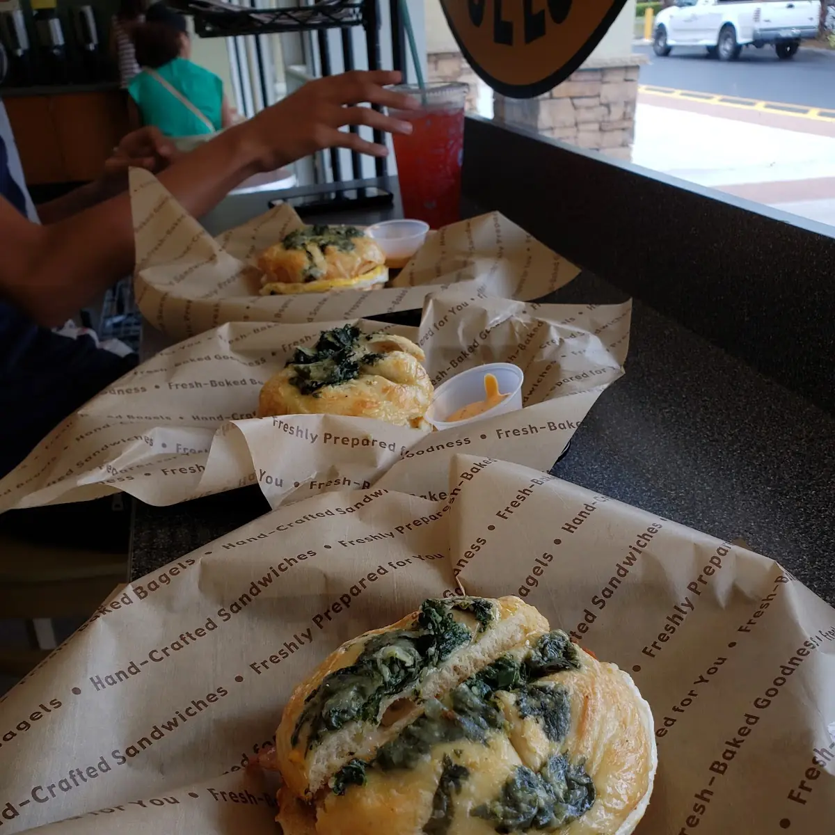 Spinach & Bacon Egg Sandwich