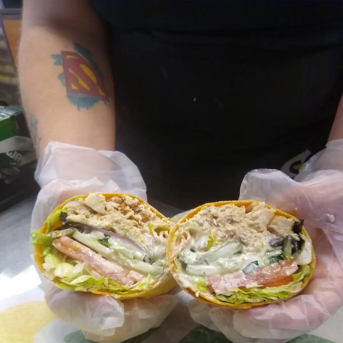 Rotisserie Chicken Caesar Wrap
