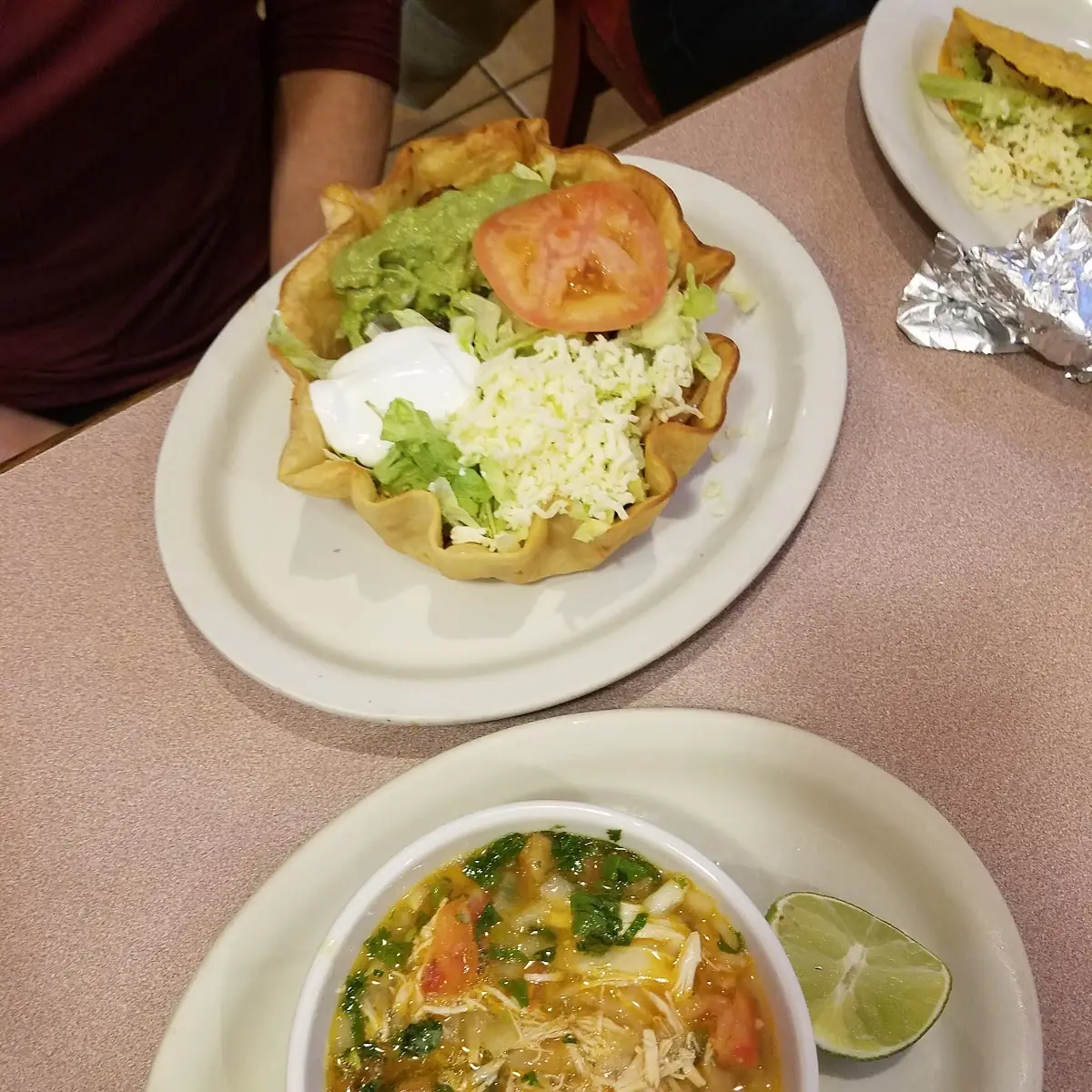 Taco Salad and Soup