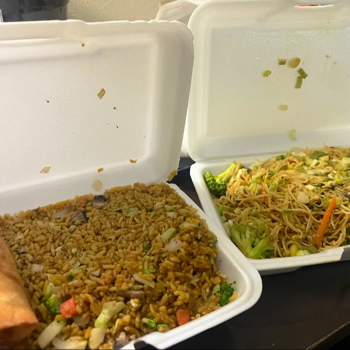 Vegetable Fried Rice Vegetable Mei Fun