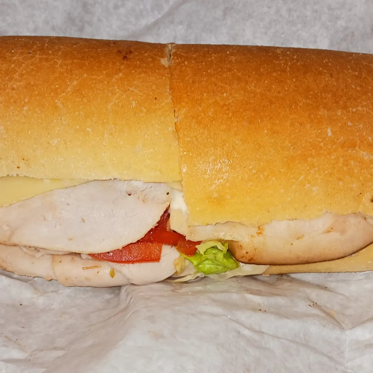 Turkey and Swiss Cheese Sub