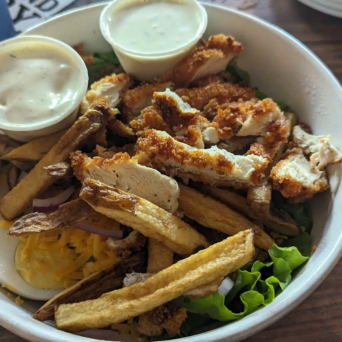 Chicken Salad Fried Chicken Option