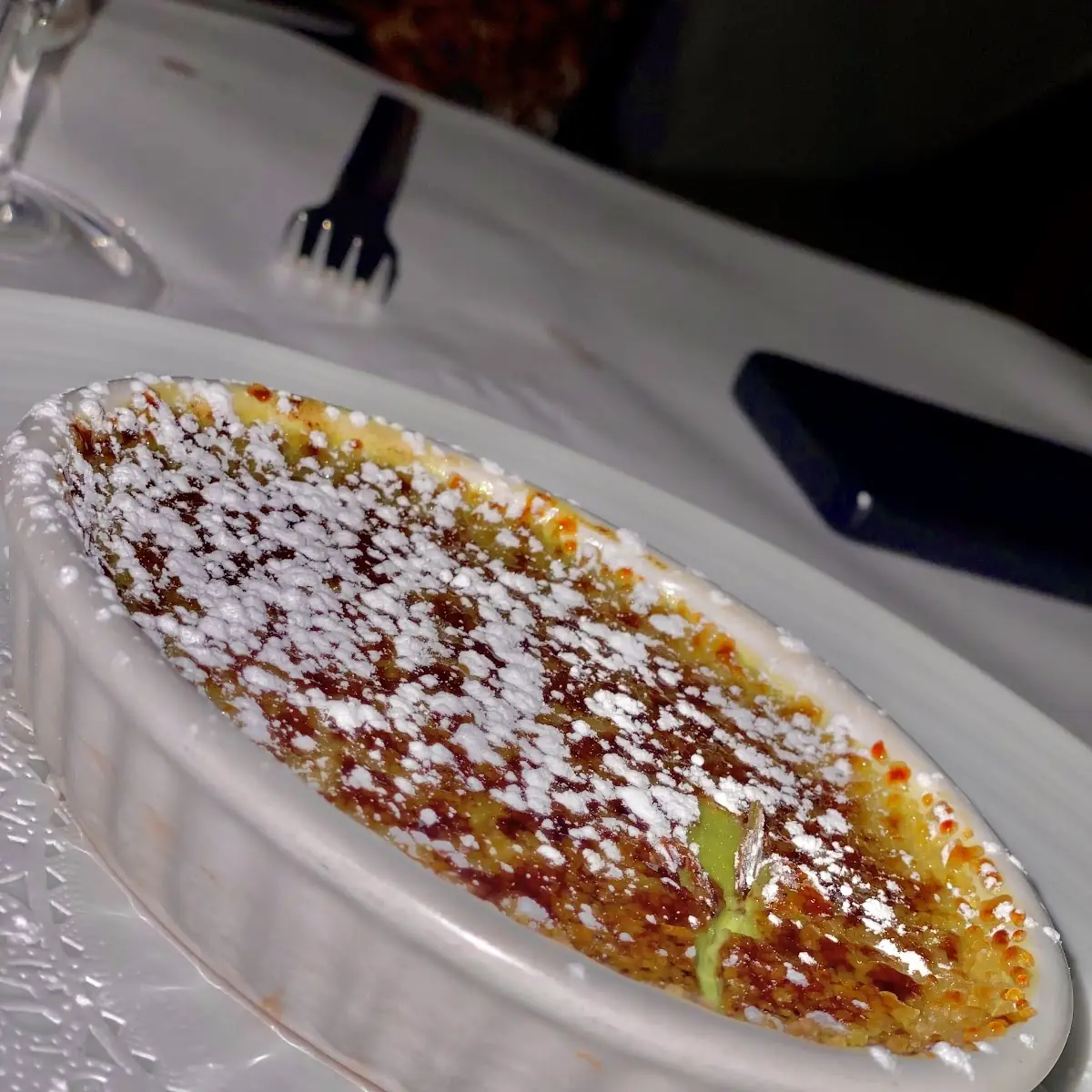 Pistachio Crème Brûlée