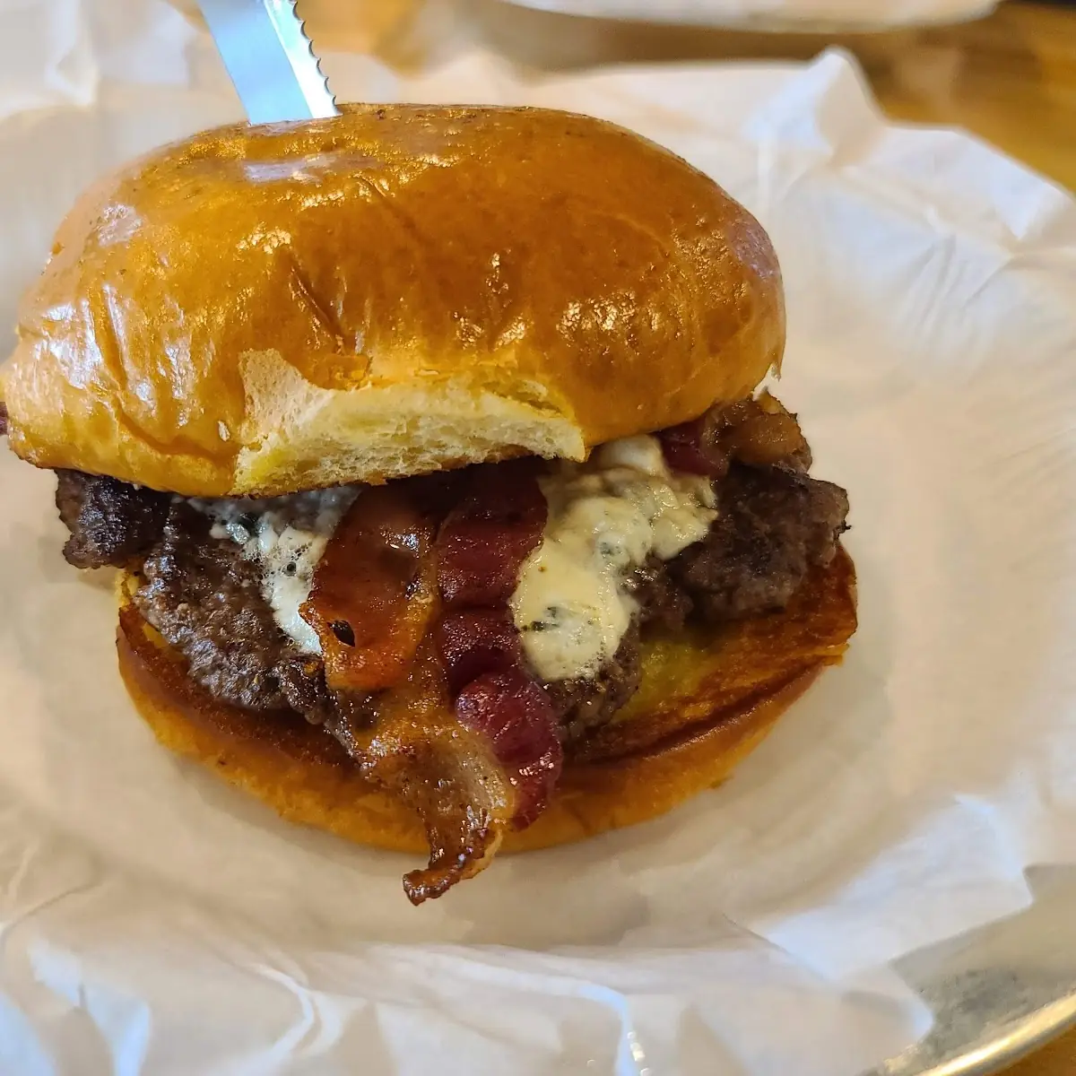Bacon Blue Cheese Burger