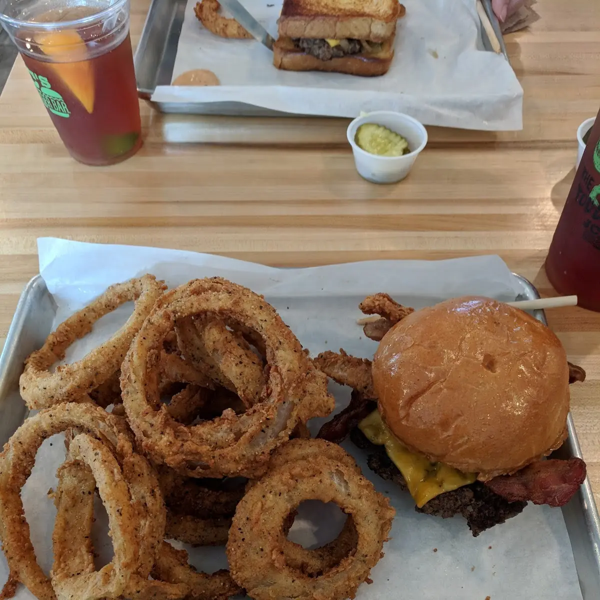 Bacon Cheeseburger with BBQ Sauce