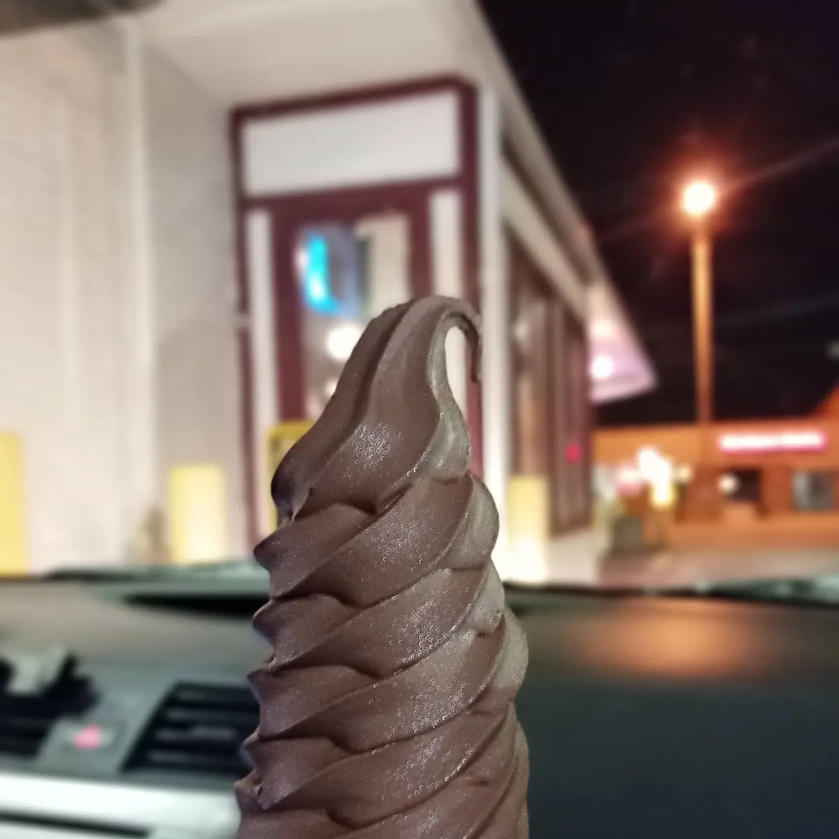Chocolate Ice Cream Cone