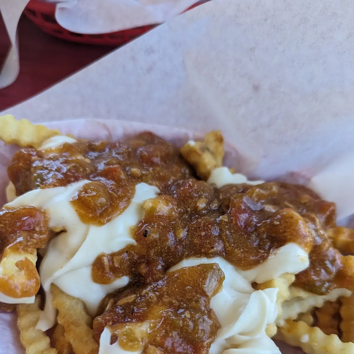 Green Chili Cheese Fries