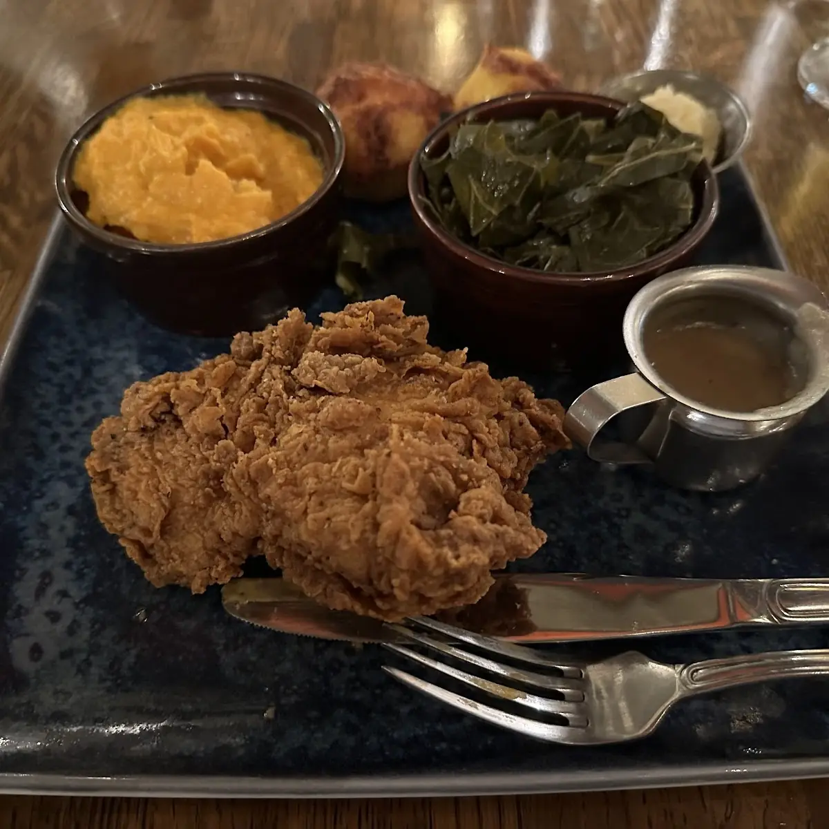 Boneless Fried Chicken with Sweet Potato