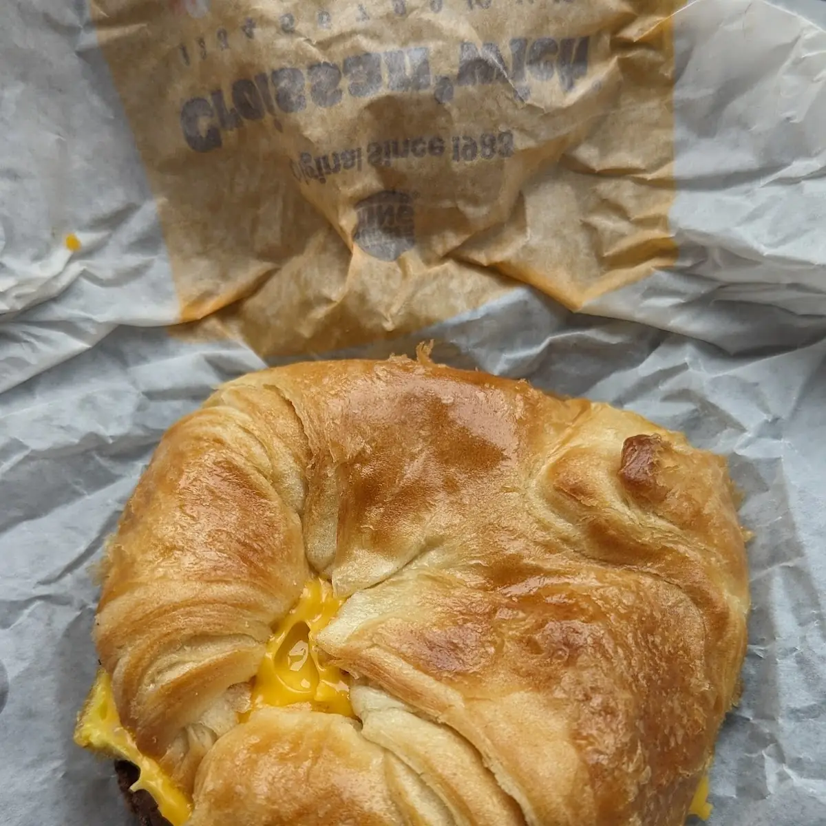 Sausage Croissant Sandwich