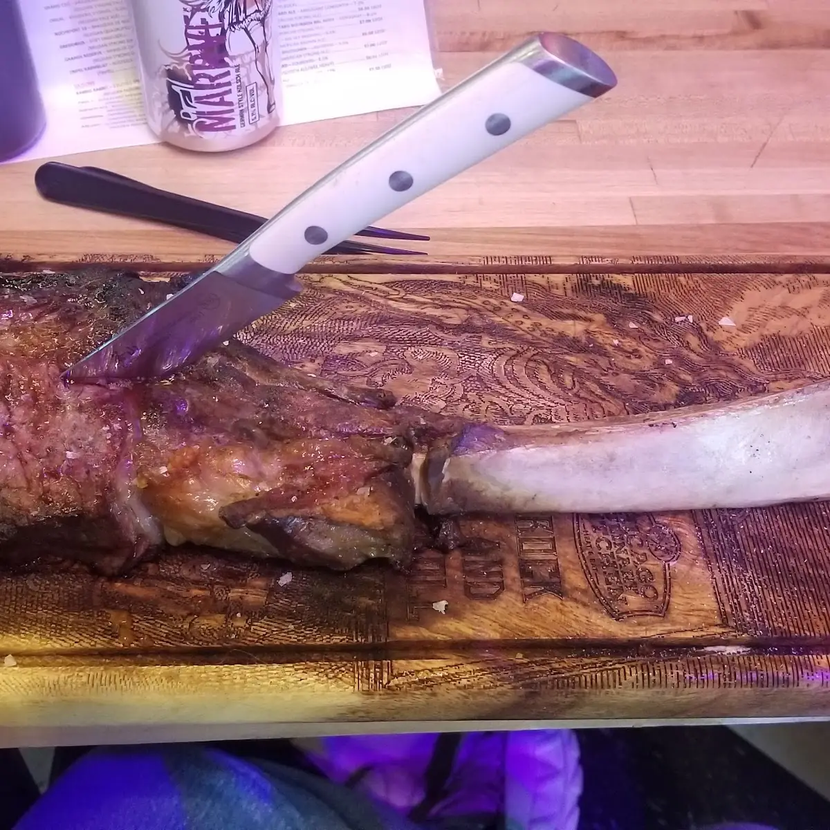 The Big Hoss 40oz Tomahawk Ribeye Steak