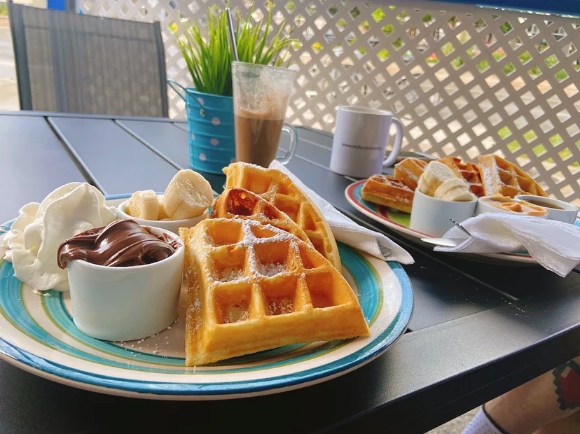 Belgian Waffles with Nutella, Happiness