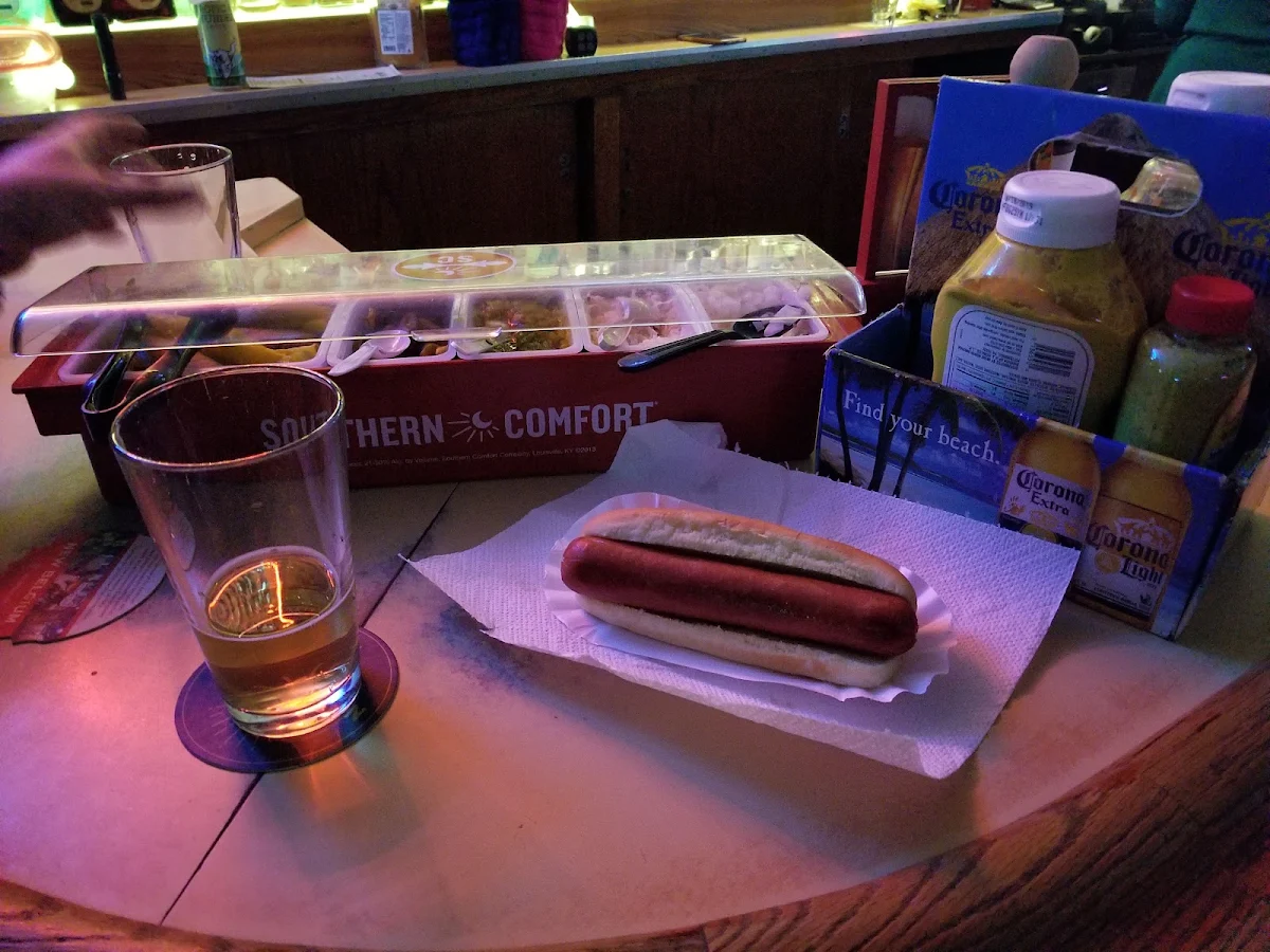Nathan Hot Dog with All the Fixins